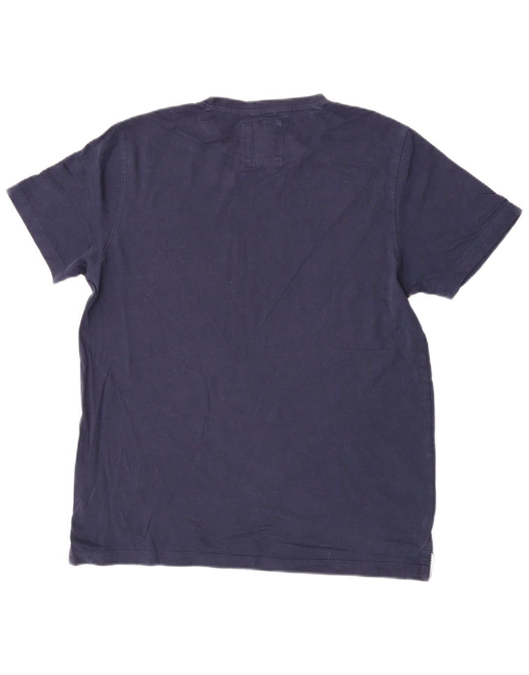 Crew Clothing Mens T-Shirt Top Medium Navy Blue Cotton