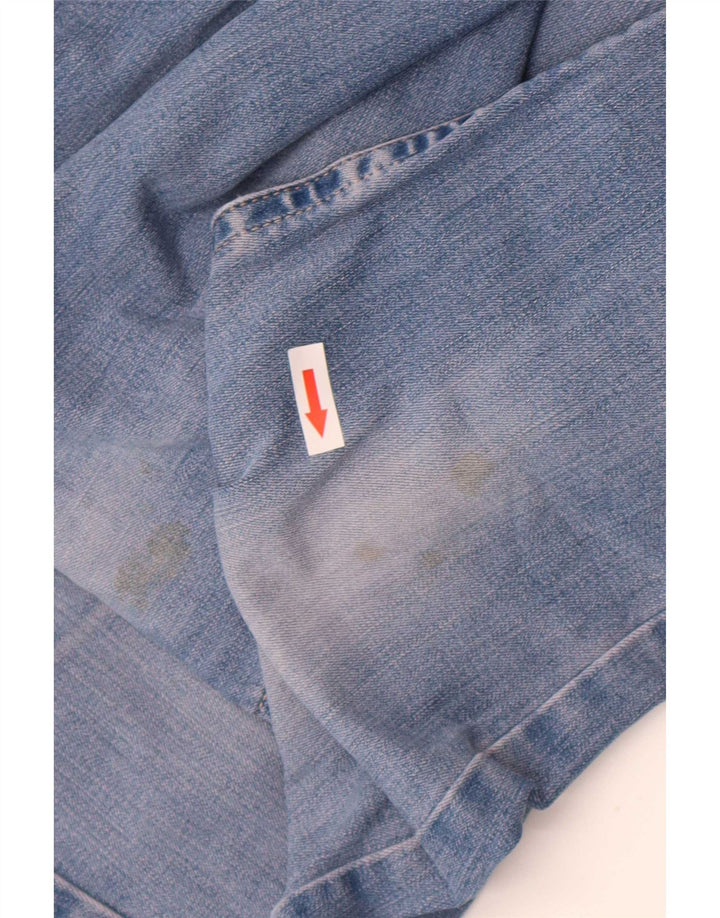 Levi's Womens Low Waist Straight Jeans W32 L32 Blue Cotton
