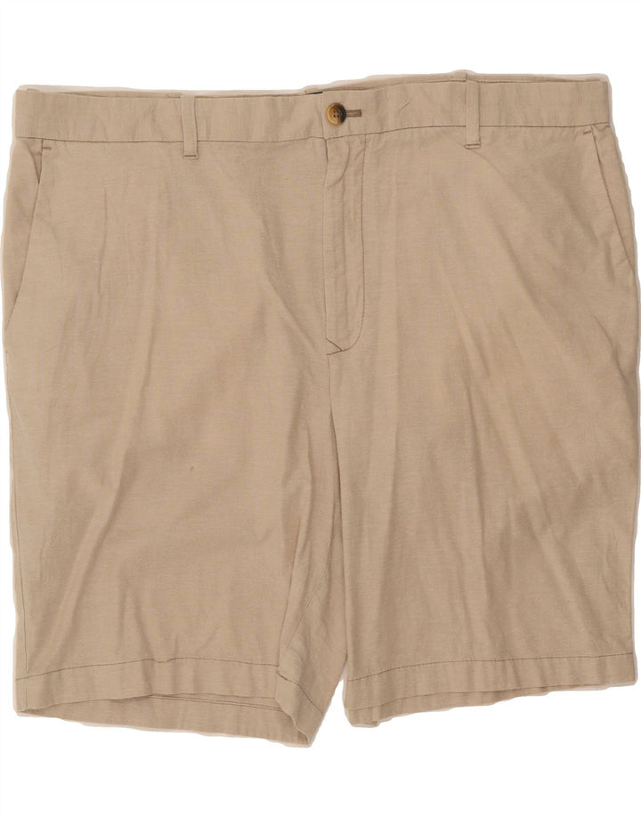 IZOD Mens Chino Shorts W40 XL Beige Cotton Vintage Izod and Second-Hand Izod from Messina Hembry 