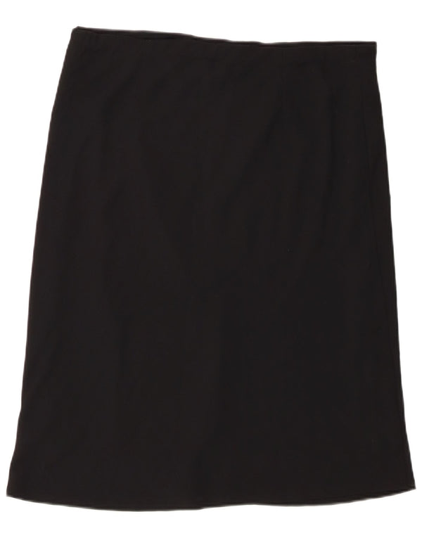 Benetton Womens Mini Skirt Small W30  Black Polyester