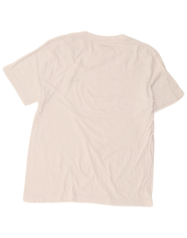 Dkny Boys T-Shirt Top 15-16 Years Large White Cotton