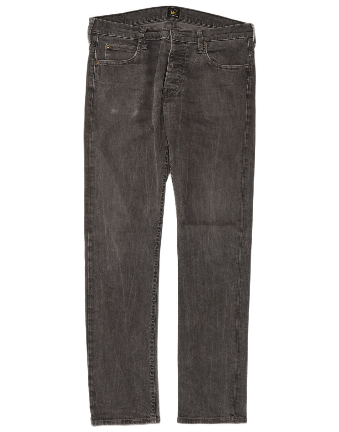 Lee Mens Powell Slim Jeans W33 L34 Grey Cotton