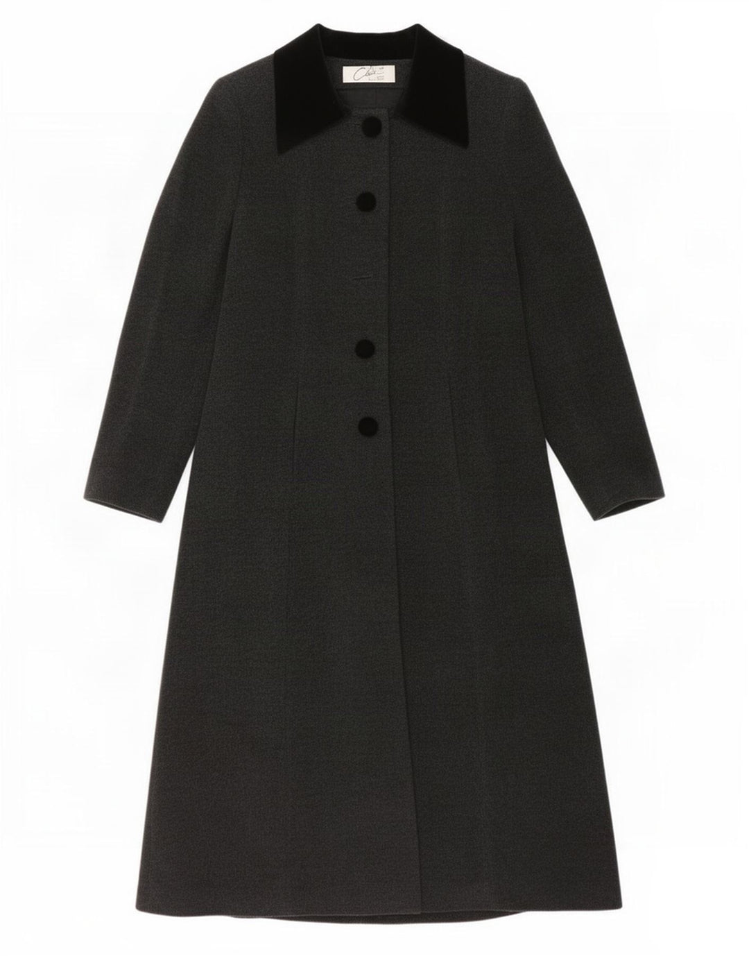 Vintage Womens Overcoat UK 10 Small Grey Wool