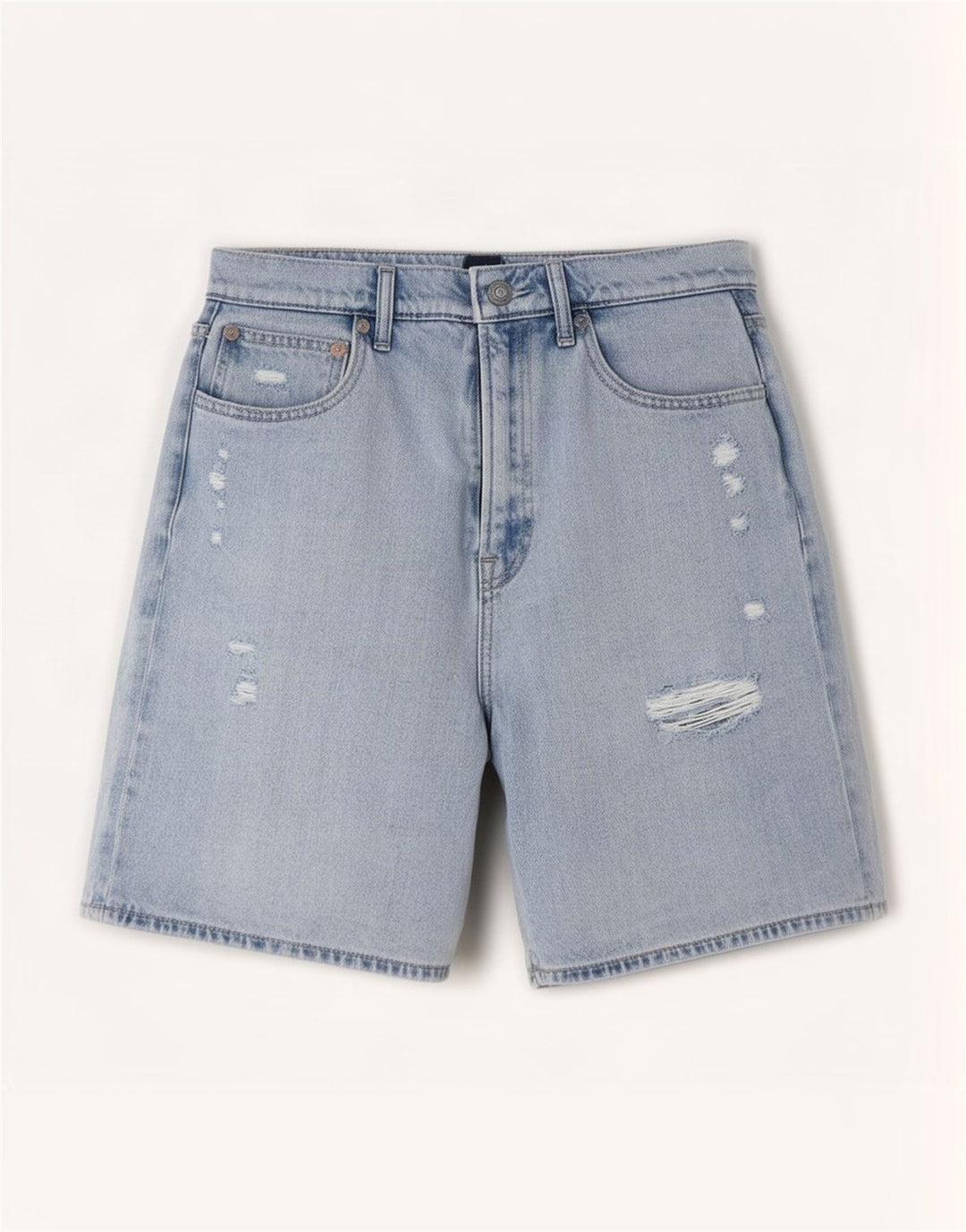 Gap Womens Distressed Denim Shorts Medium W28 Blue Cotton