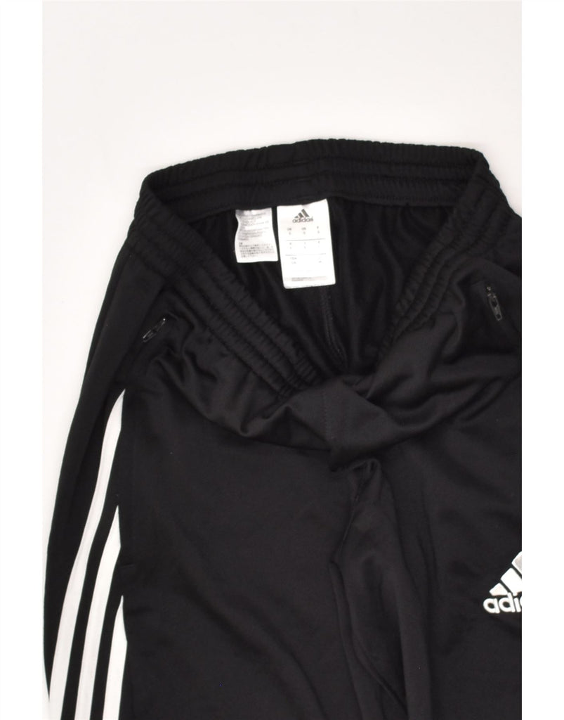 ADIDAS Mens Tracksuit Trousers Joggers Small Black Polyester | Vintage Adidas | Thrift | Second-Hand Adidas | Used Clothing | Messina Hembry 