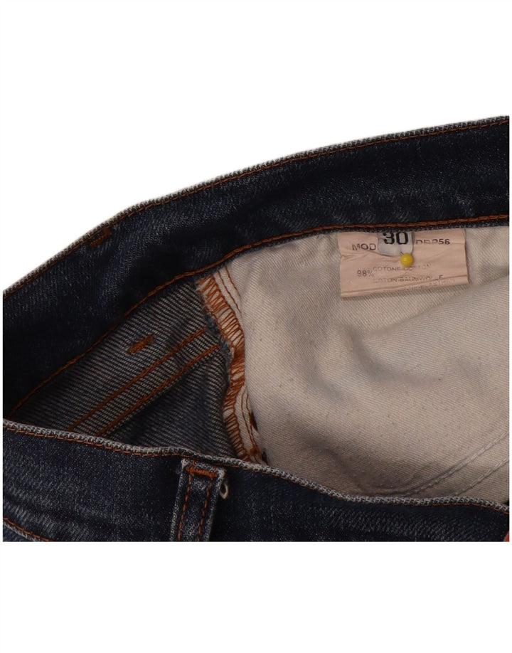 Fiorucci Womens Straight Jeans W30 L27 Blue Cotton