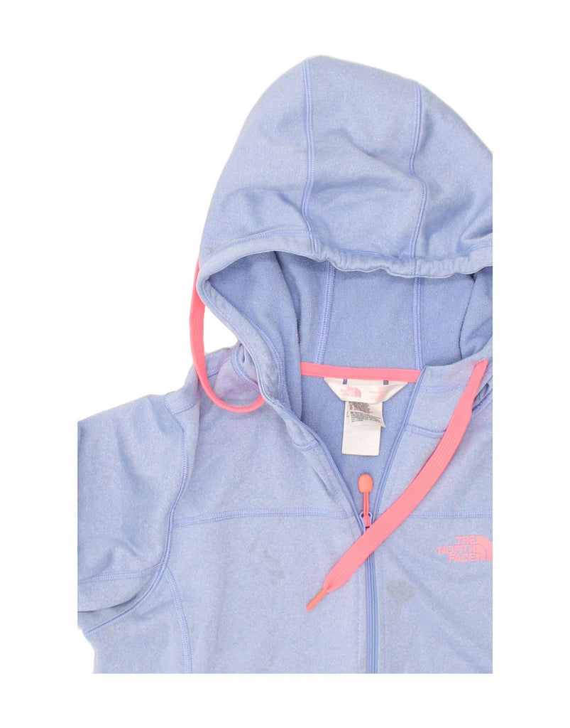 THE NORTH FACE Womens Zip Hoodie Sweater UK 10 Small Blue Polyester | Vintage The North Face | Thrift | Second-Hand The North Face | Used Clothing | Messina Hembry 