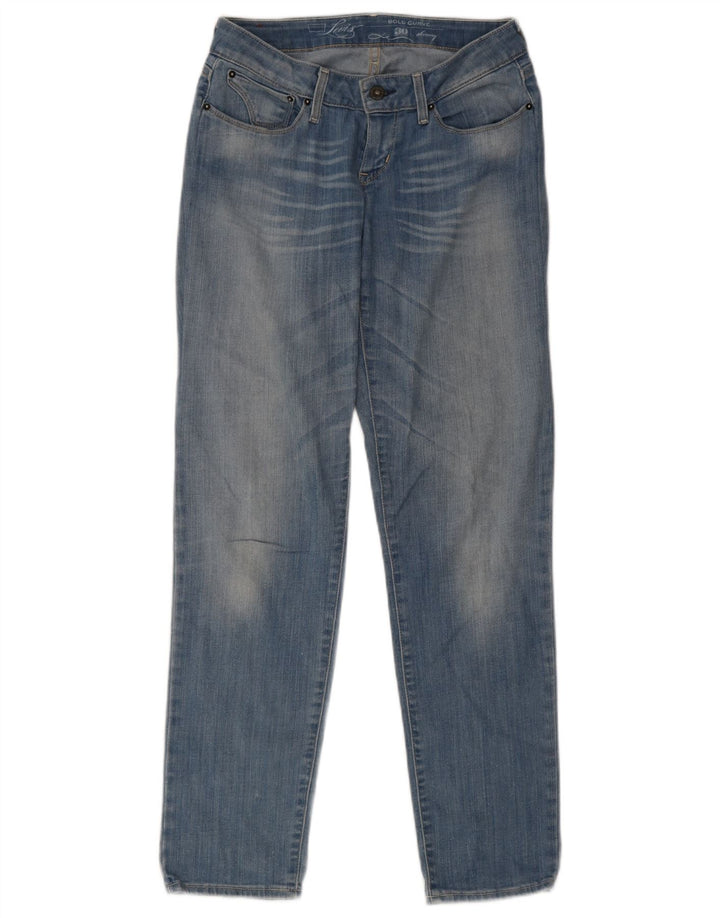 Levi's Womens Bold Curve Skinny Jeans W30 L31 Blue Cotton