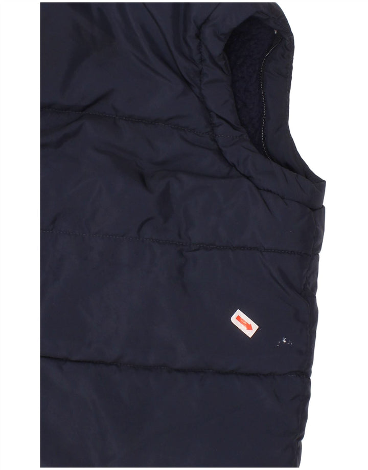 JOULES Baby Boys Padded Gilet 18-24 Months Navy Blue Polyester