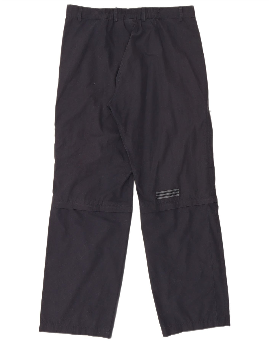 Adidas Mens Straight Cargo Trousers Medium W32 L31 Navy Blue Polyester