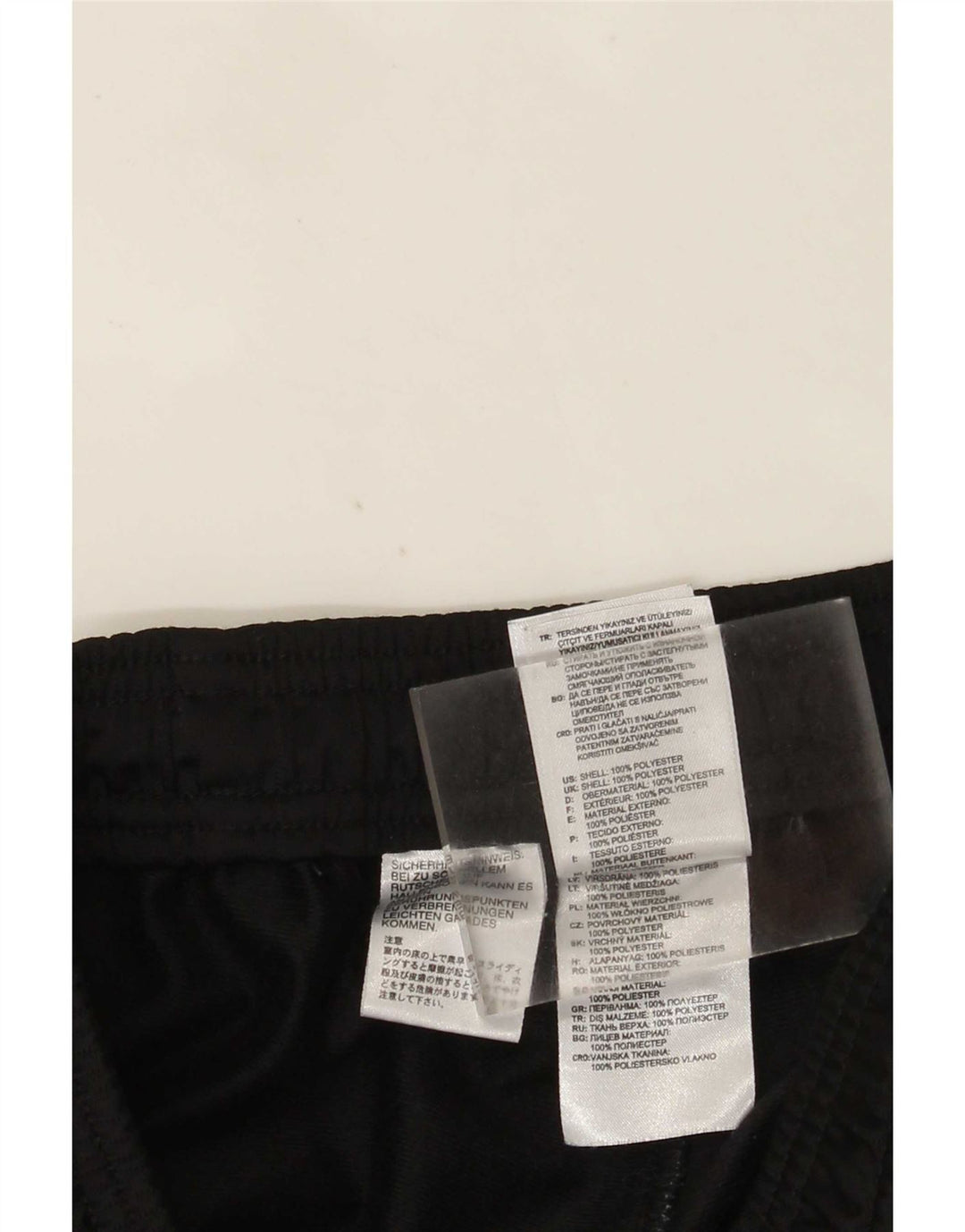Adidas Mens Tracksuit Trousers Joggers Medium  Black Polyester