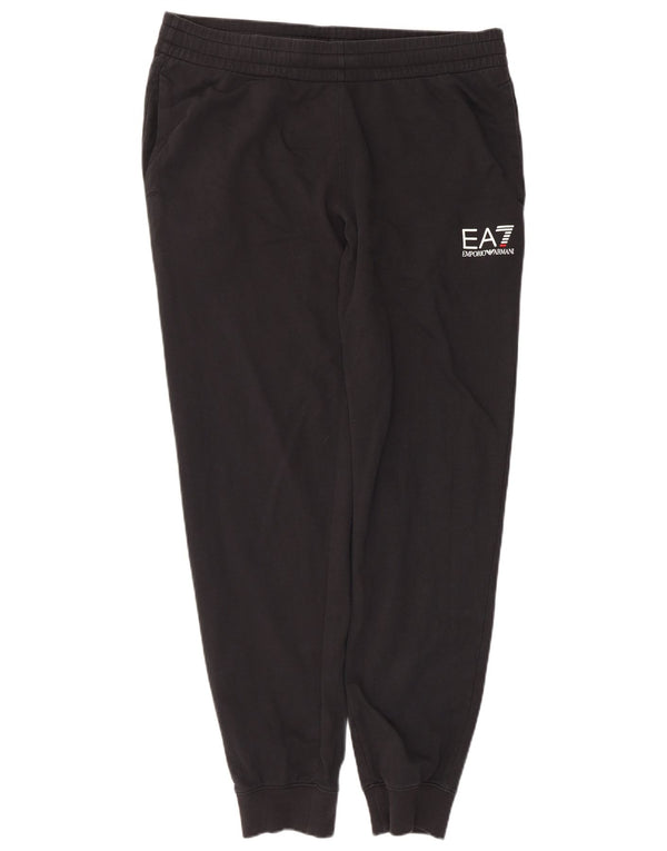 Emporio Armani Mens Graphic Tracksuit Trousers Joggers XL  Black Cotton