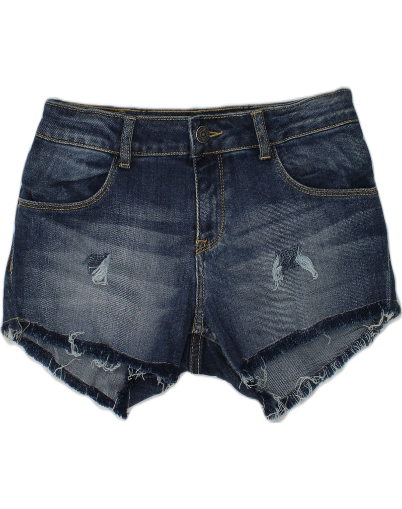 LEVI'S Girls Denim Hot Pants 13-14 Years Navy Blue Cotton | Vintage Levi's | Thrift | Second-Hand Levi's | Used Clothing | Messina Hembry 