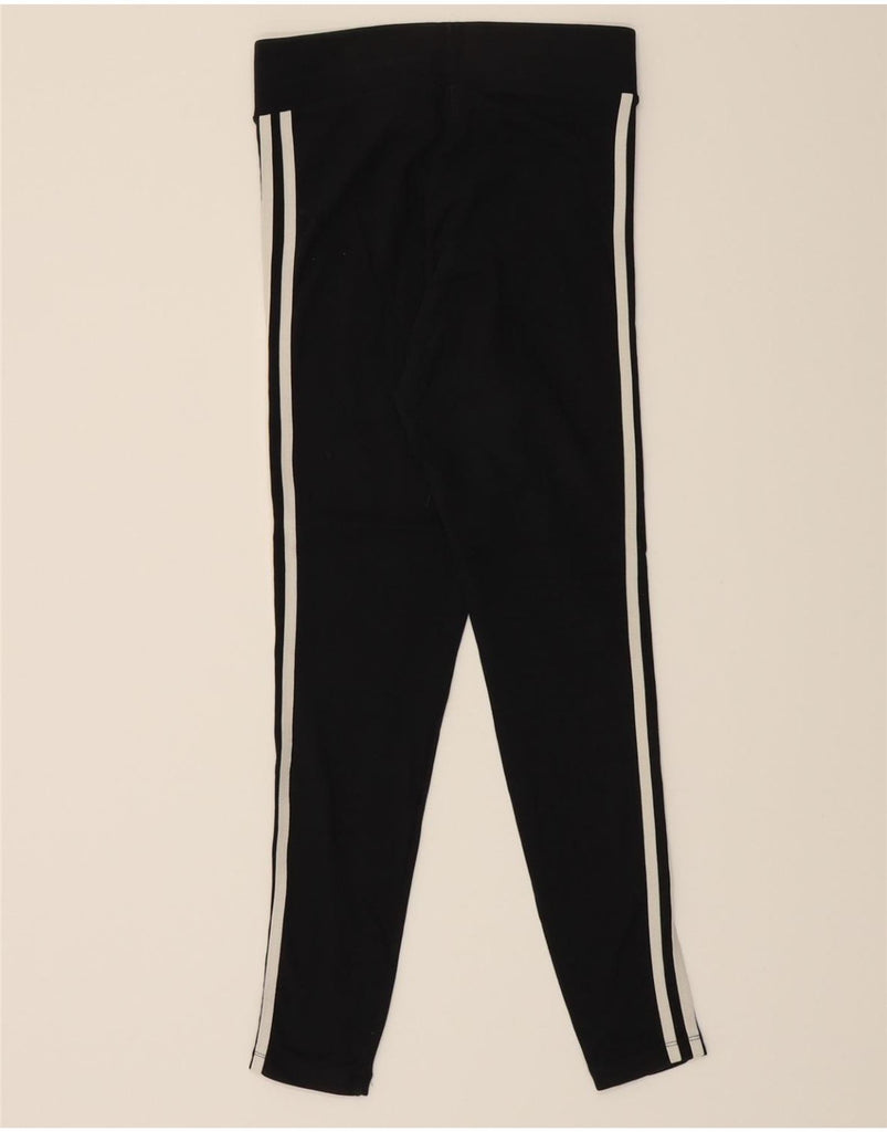 ADIDAS Womens Leggings UK 10 Small  Black Cotton Vintage Adidas and Second-Hand Adidas from Messina Hembry 