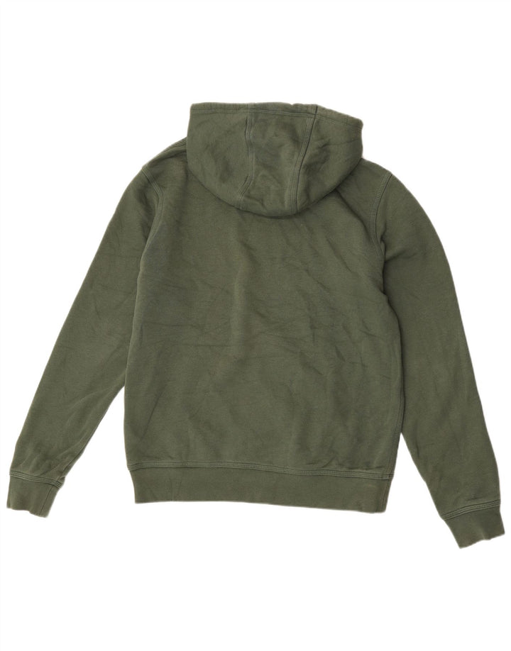 Nike Mens Hoodie Jumper Medium Green Cotton