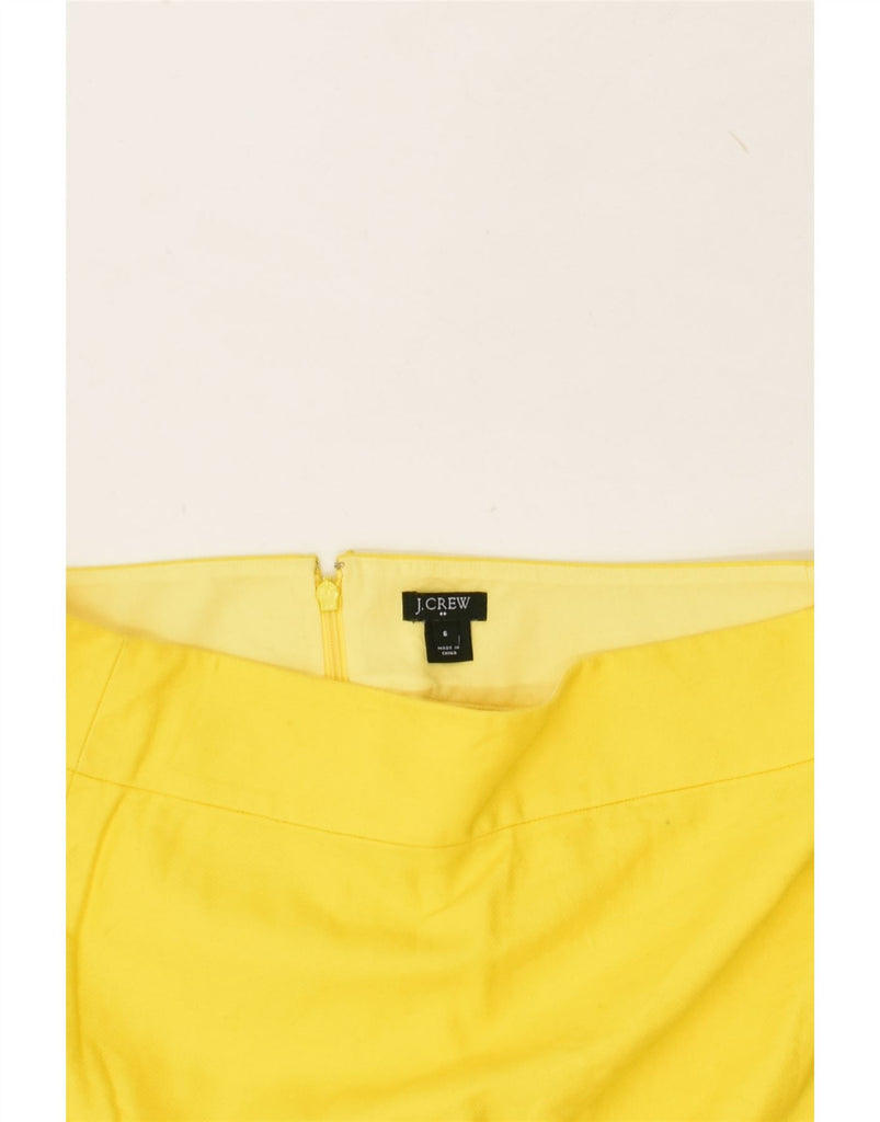 J. CREW Womens Mini Skirt US 6 Medium W32 Yellow | Vintage J. Crew | Thrift | Second-Hand J. Crew | Used Clothing | Messina Hembry 