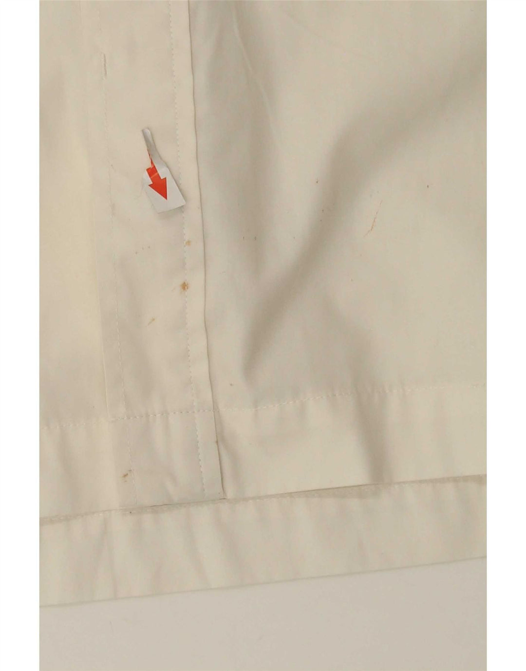 Levi's Mens Short Sleeve Shirt Large Off White Cotton