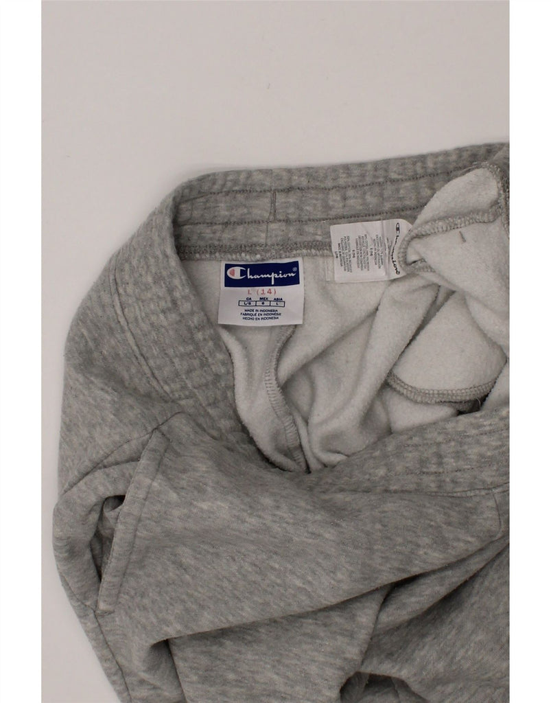 CHAMPION Girls Graphic Tracksuit Trousers Joggers 13-14 Years Large Grey Vintage Champion and Second-Hand Champion from Messina Hembry 