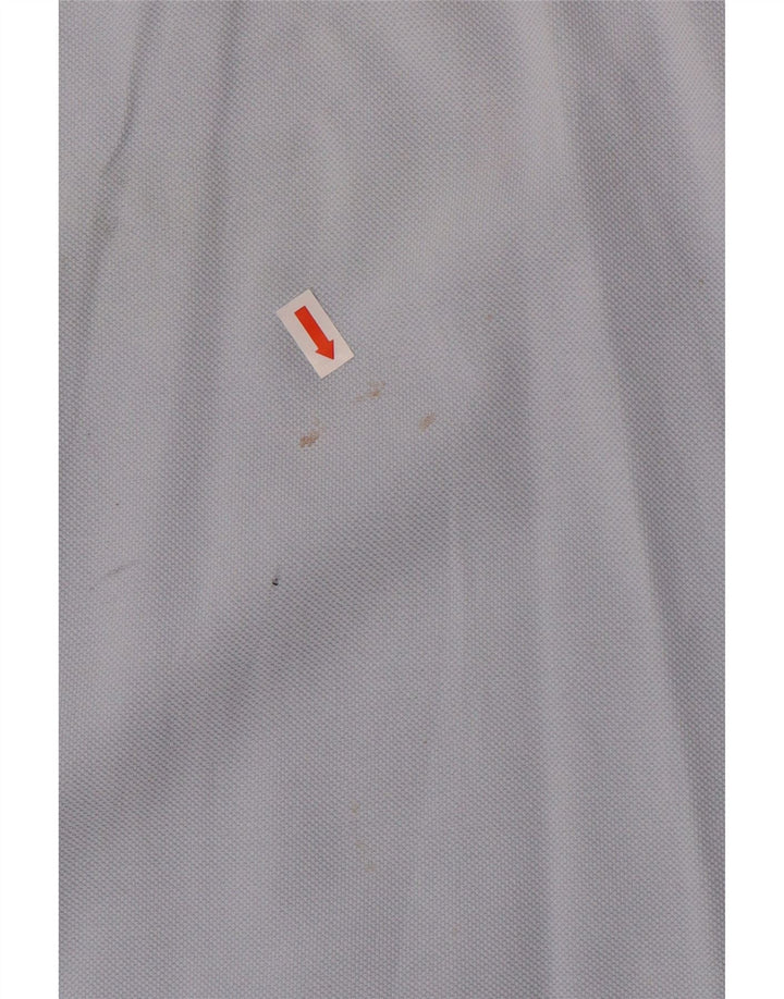 Spalding Mens Long Sleeve Polo Shirt XL Blue Cotton