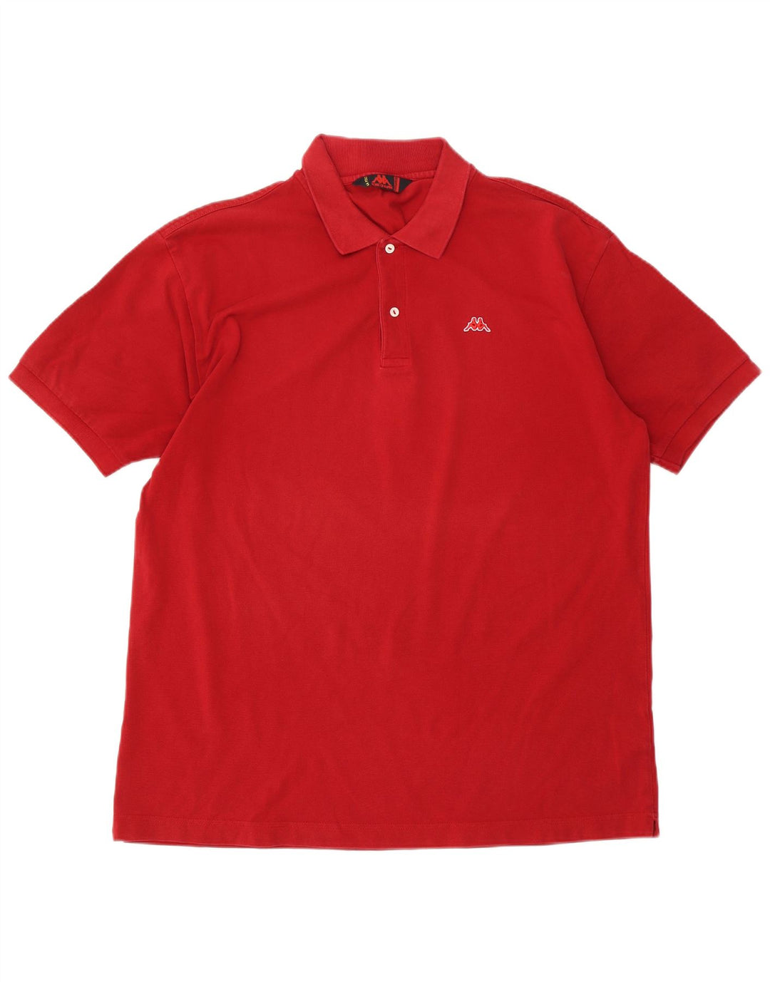 Kappa Mens Polo Shirt 3XL Red Cotton