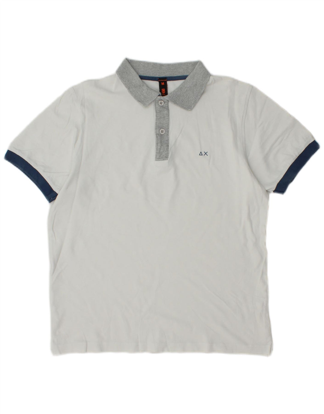 Sun68 Boys Rugby Polo Shirt 13-14 Years Medium White Cotton