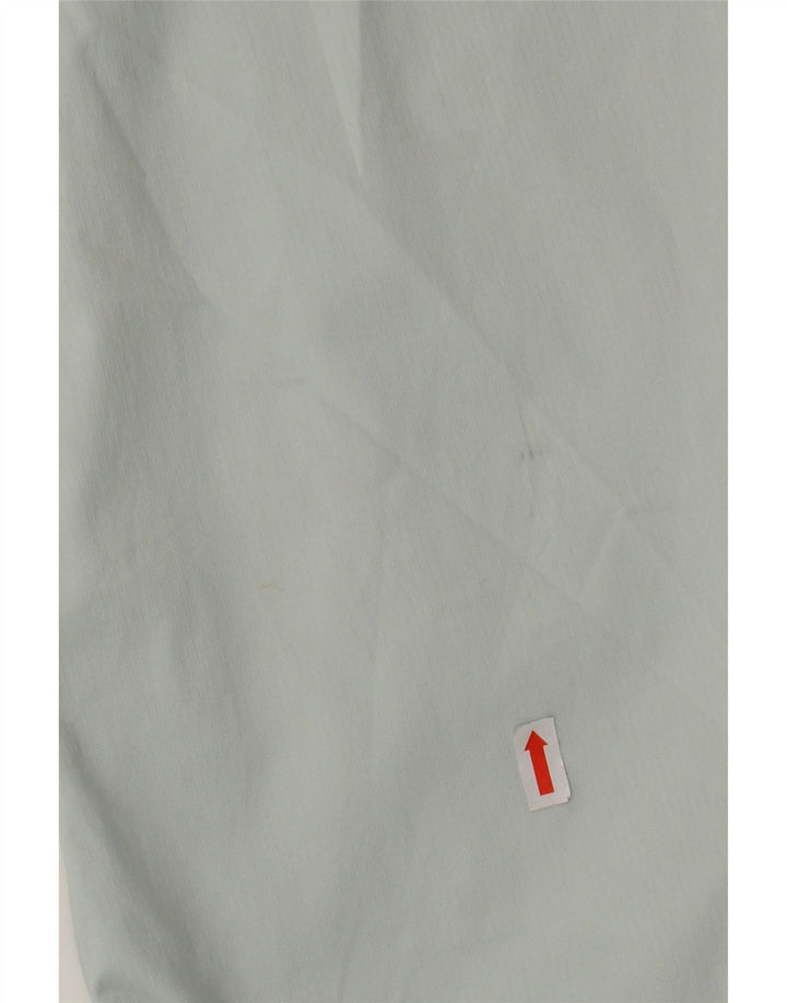 ADIDAS Womens Tracksuit Top Jacket UK 14 Large Turquoise Polyester