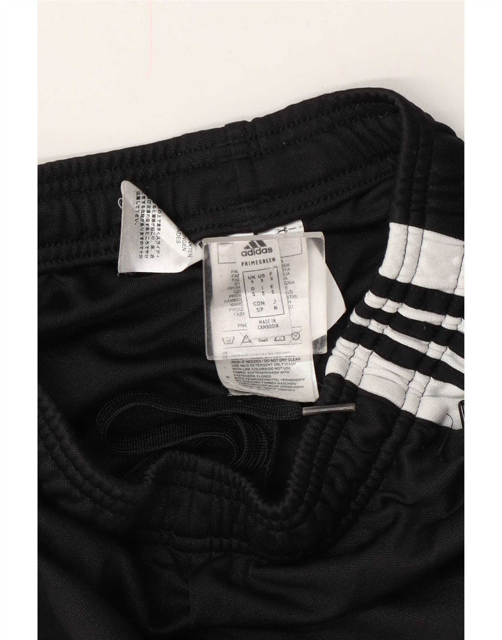 Adidas Mens Aeroready Tracksuit Trousers Small Black Colourblock Polyester