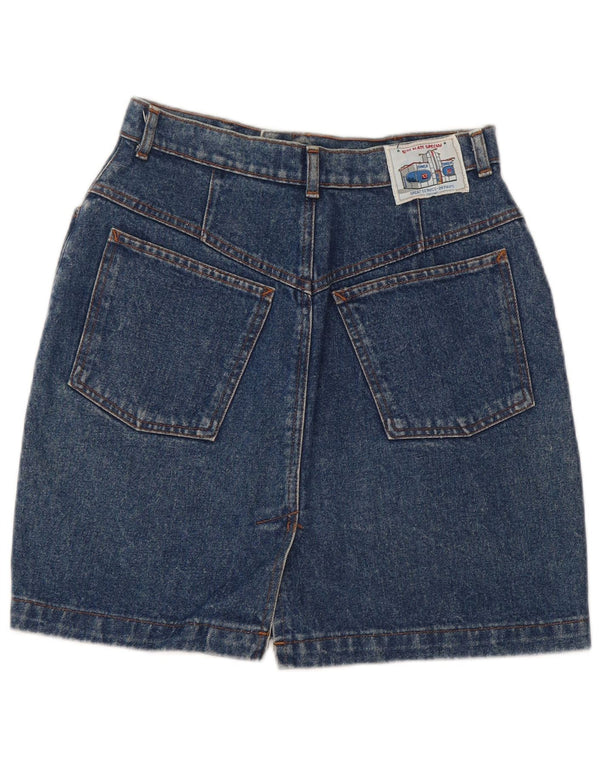 GAP Girls Denim Skirt 11-12 Years W26 Navy Blue Cotton