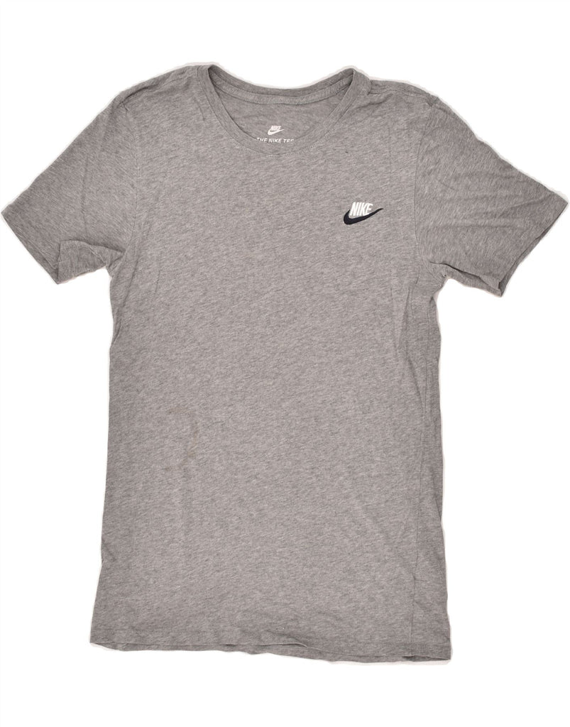 NIKE Mens T-Shirt Top Small Grey Cotton | Vintage Nike | Thrift | Second-Hand Nike | Used Clothing | Messina Hembry 