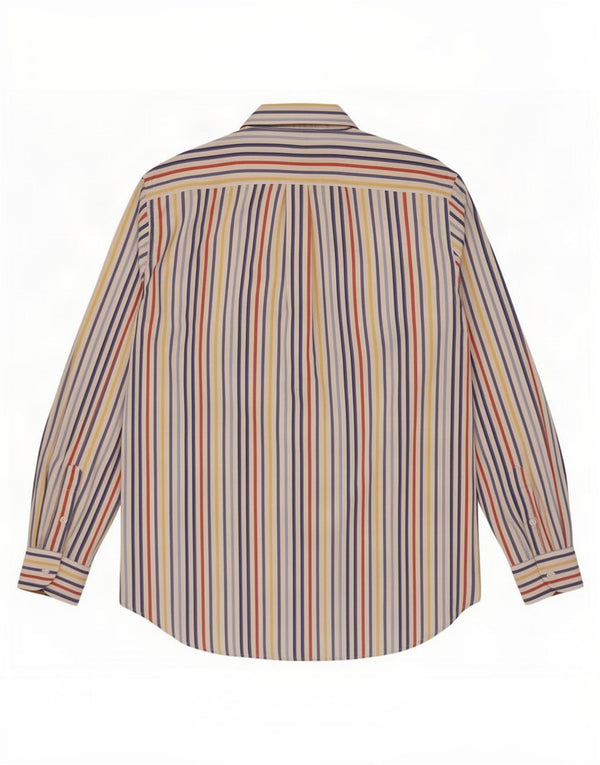Harmont & Blaine Mens Shirt Medium Multicoloured Pinstripe Cotton