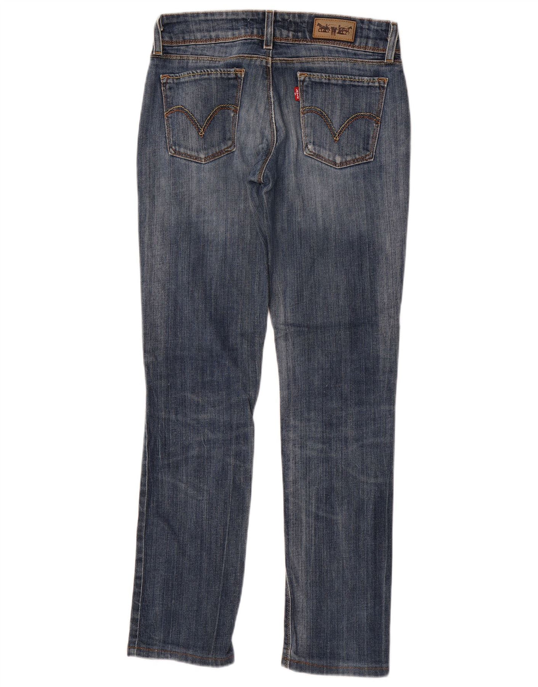 Levi's Womens 571 Slim Jeans W29 L30 Blue Cotton
