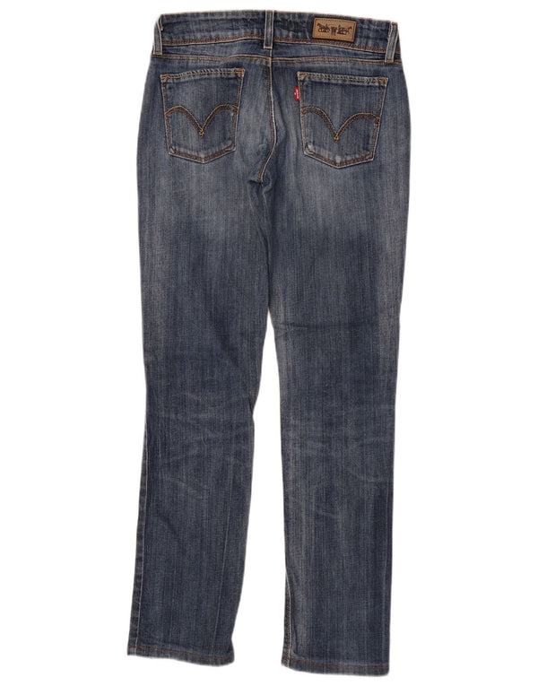 Levi's Womens 571 Slim Jeans W29 L30 Blue Cotton