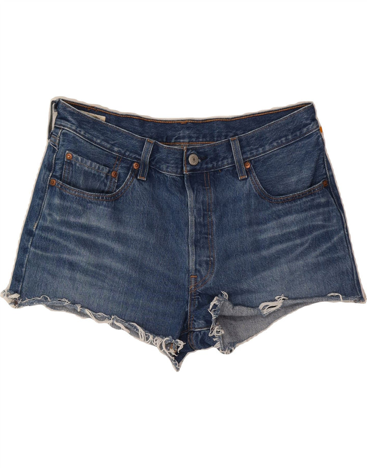 LEVI'S Womens Denim Hot Pants W32 Large Blue Cotton Vintage Levi's and Second-Hand Levi's from Messina Hembry 