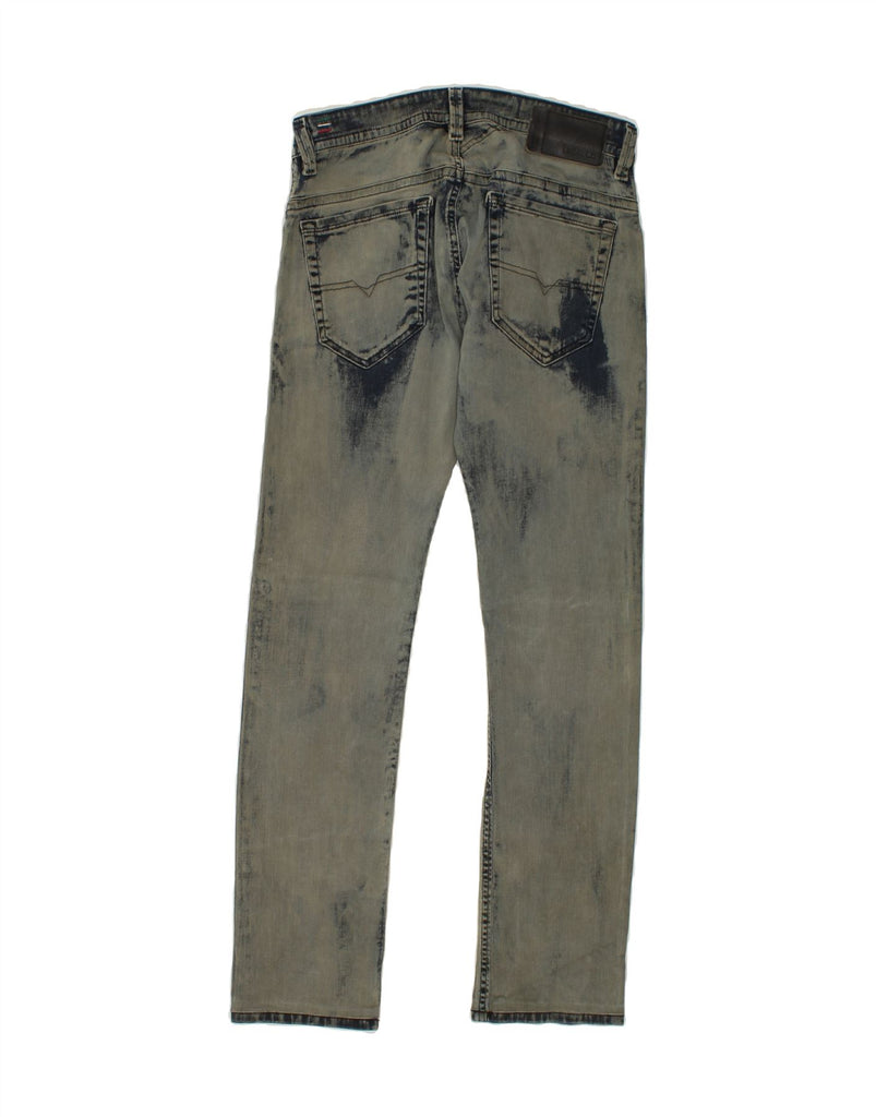 DIESEL Womens Thavar Slim Skinny Jeans W27 L32 Blue Tie Dye Cotton Vintage Diesel and Second-Hand Diesel from Messina Hembry 
