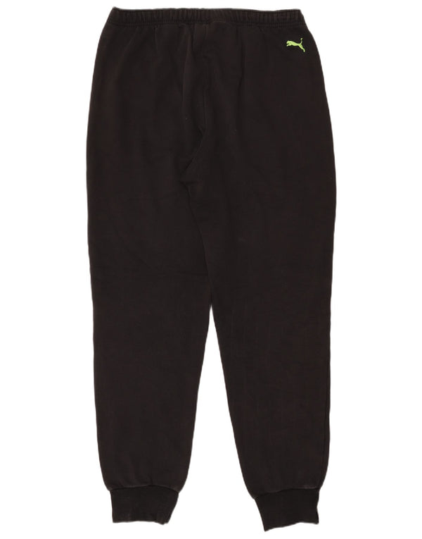 Puma Mens Tracksuit Trousers Joggers Large Black Cotton