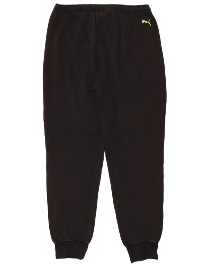 Puma Mens Tracksuit Trousers Joggers Large Black Cotton