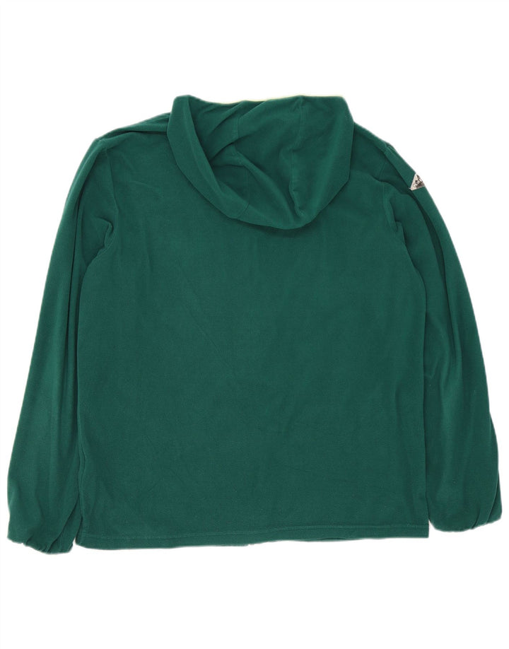 KAPPA Mens Hooded Fleece Jacket UK 40 Large Green