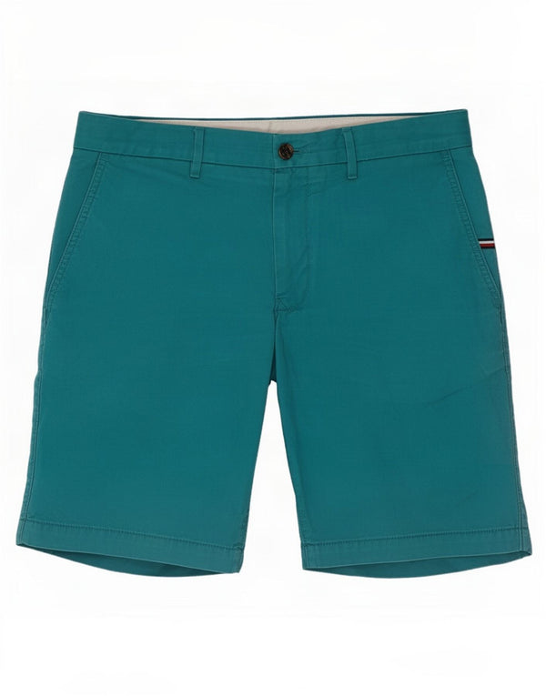Tommy Hilfiger Mens Chino Shorts Large W34 Blue Cotton