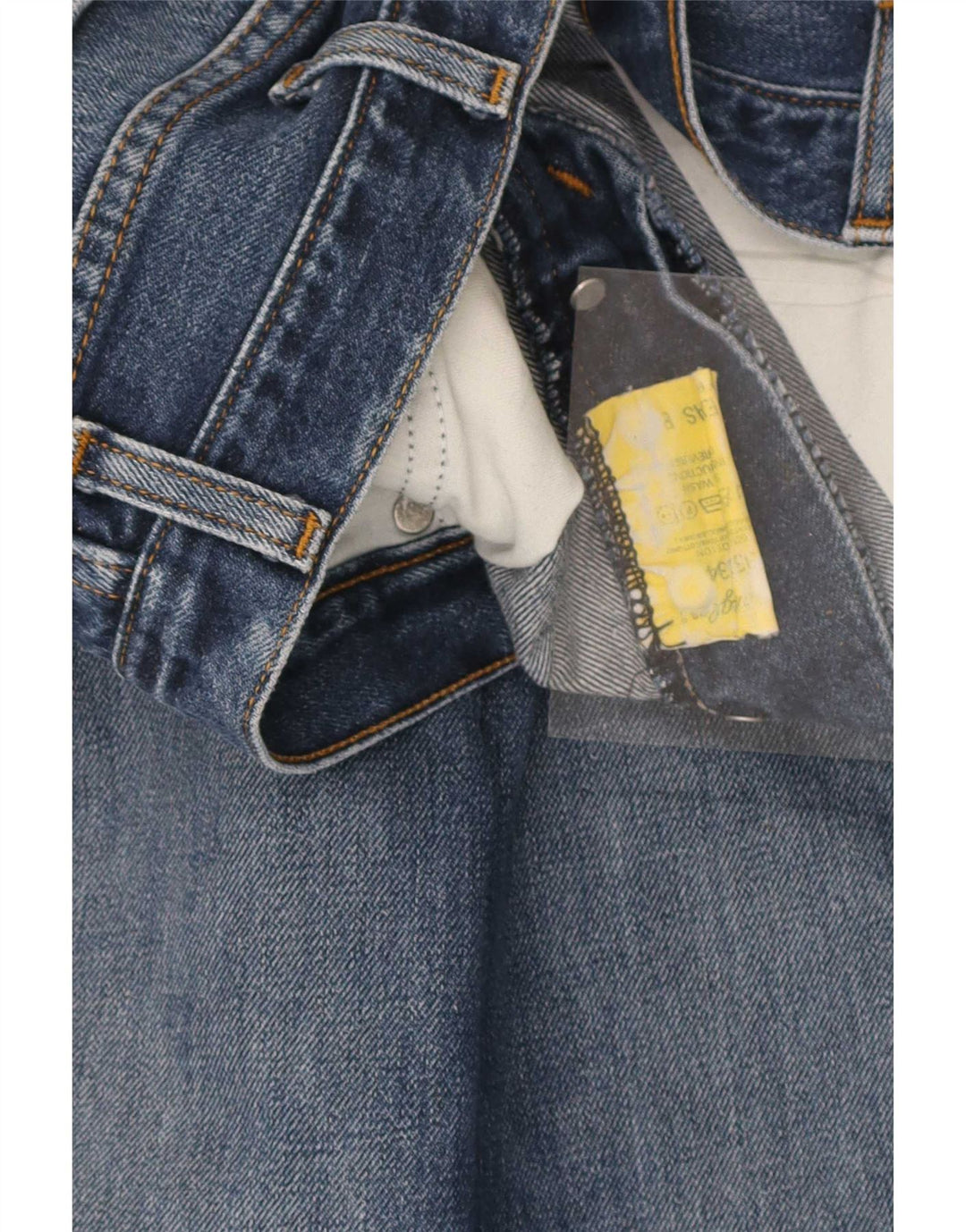 Wrangler Mens Straight Jeans W33 L30 Blue Cotton