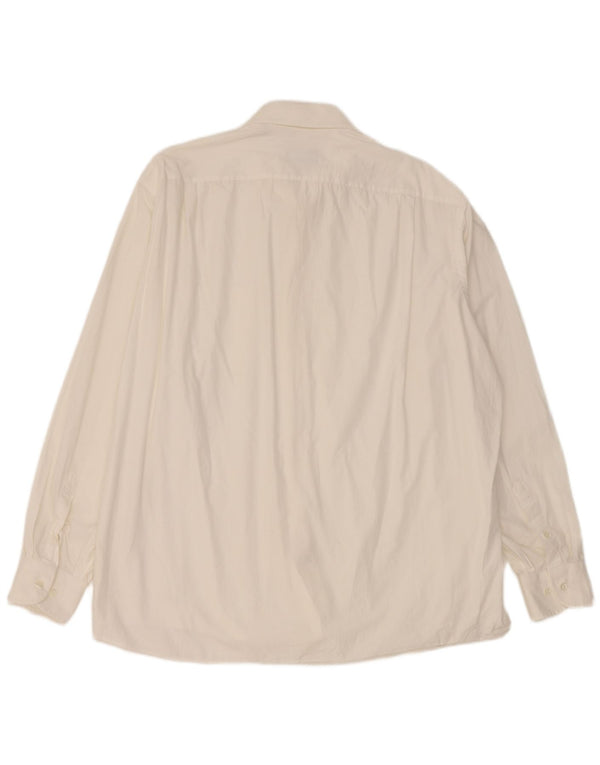 Hugo Boss Mens Shirt Size 44 17 1/2 XL White Cotton