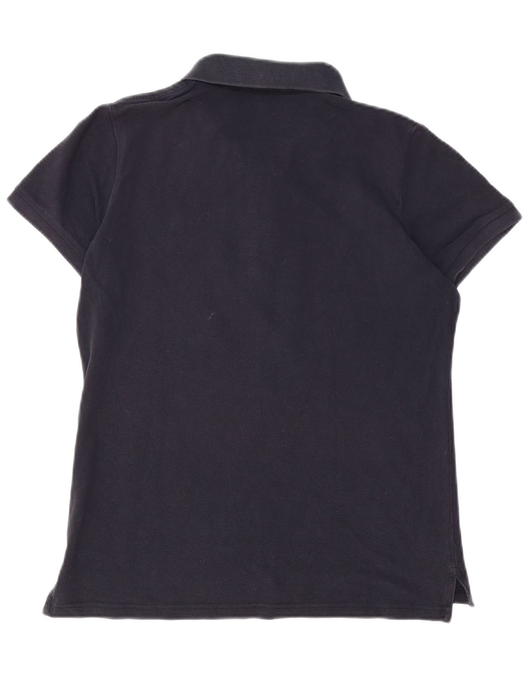 GANT Womens Polo Shirt UK 14 Large Navy Blue Cotton