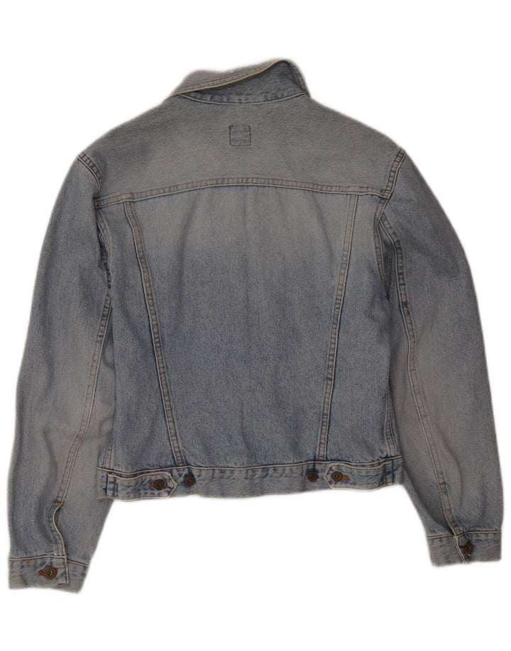 Guess Womens Denim Jacket UK 14 Large Blue Cotton