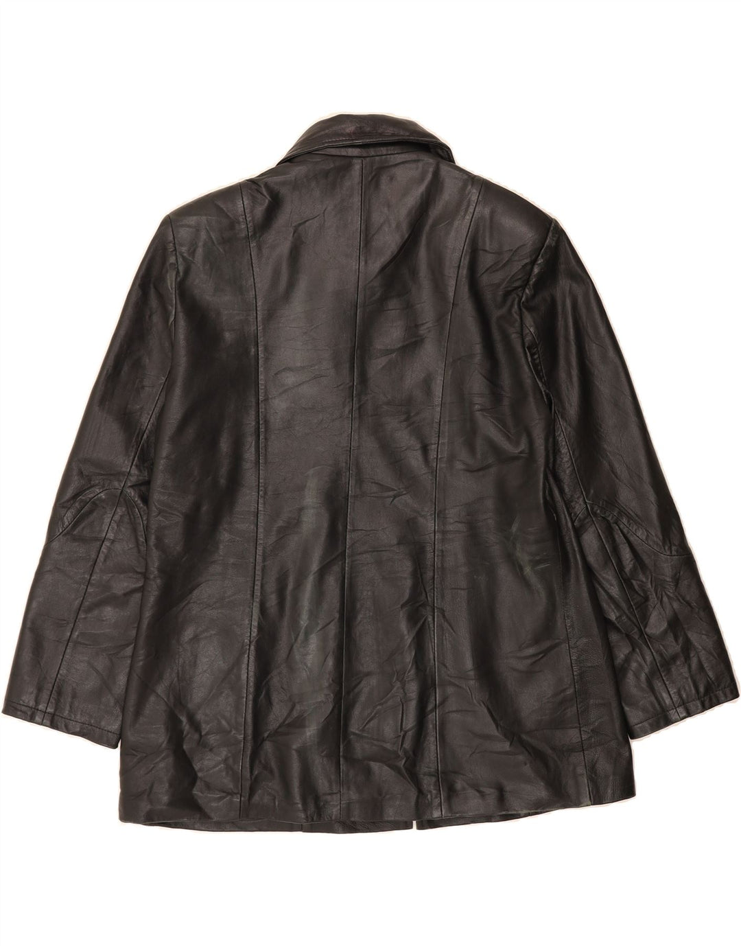 VINTAGE Mens Leather Jacket UK 40 Large Black Leather Vintage Vintage and Second-Hand Vintage from Messina Hembry 