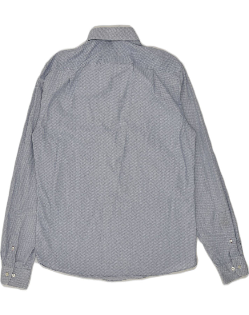 TOMMY HILFIGER Mens Slim Fit Shirt Size 15 1/2 Medium Grey Cotton | Vintage Tommy Hilfiger | Thrift | Second-Hand Tommy Hilfiger | Used Clothing | Messina Hembry 