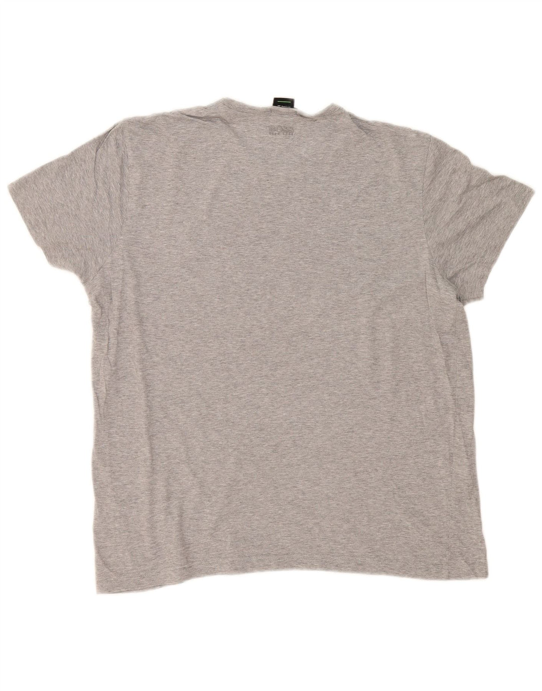 Hugo Boss Mens Regular Fit Graphic T-Shirt Top Large Grey Cotton