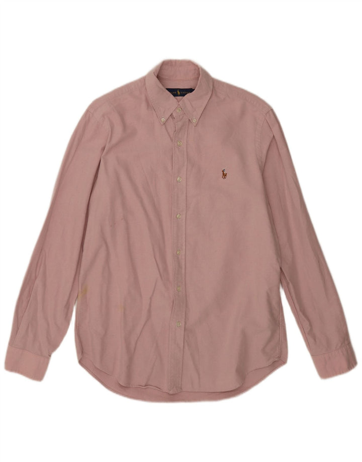 Ralph Lauren Mens Shirt Medium Pink Cotton