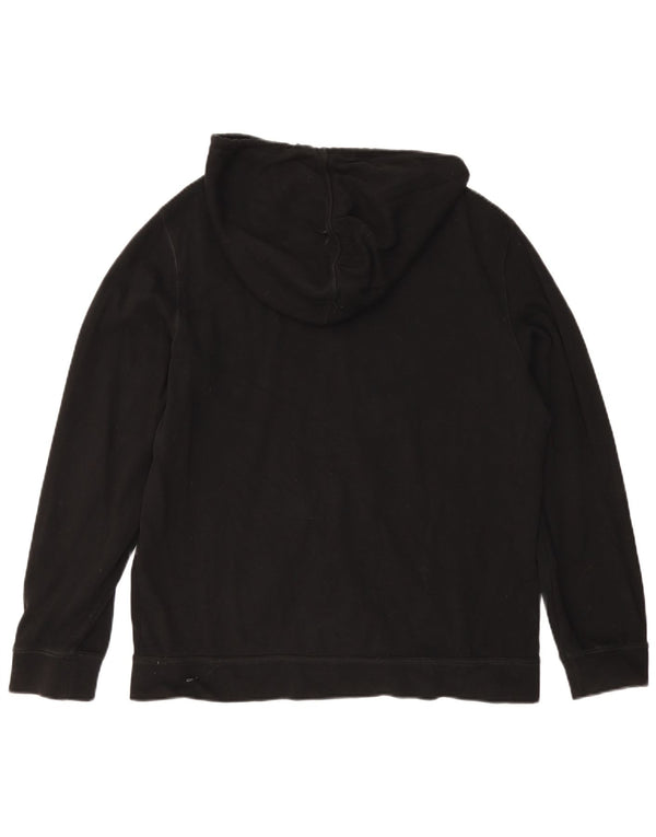 Armani Exchange Mens Zip Hoodie Sweater XL Black Cotton