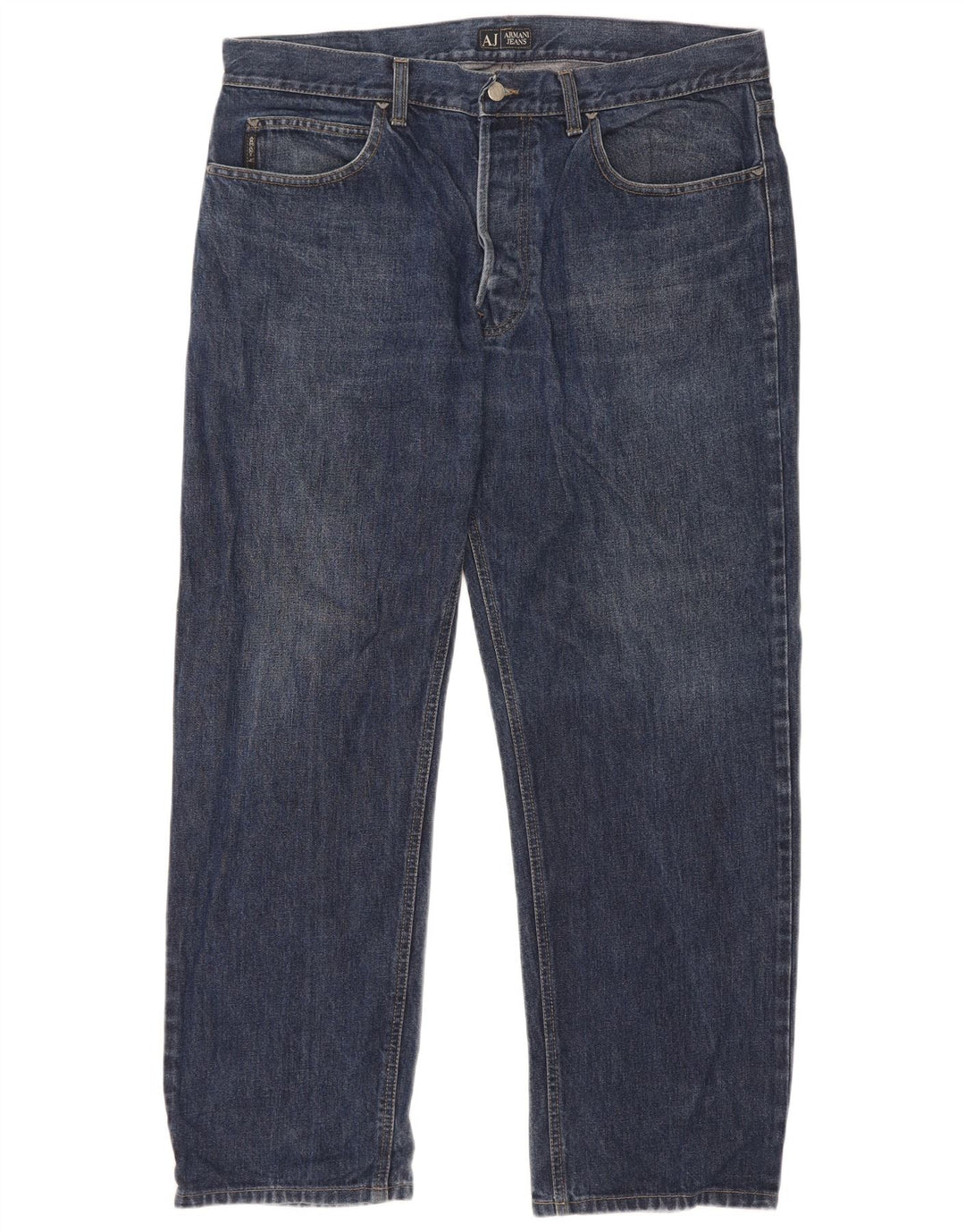 Armani Mens Straight Jeans W40 L30 Blue