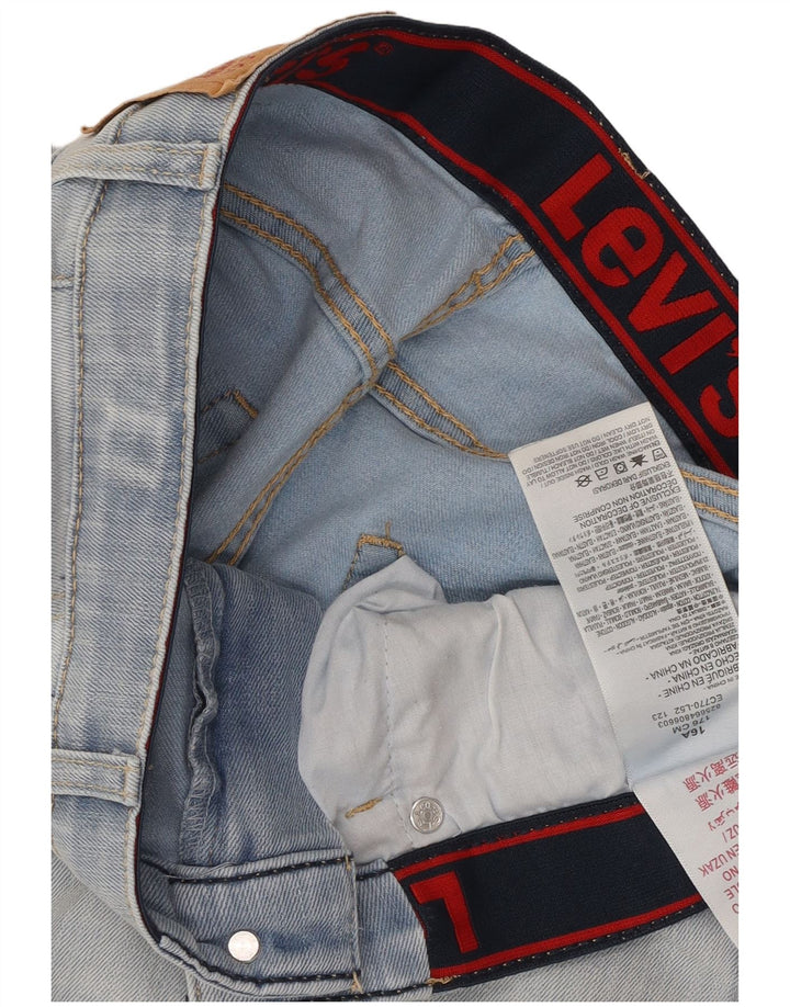 LEVI'S Boys Denim Shorts 15-16 Years W30  Blue Cotton