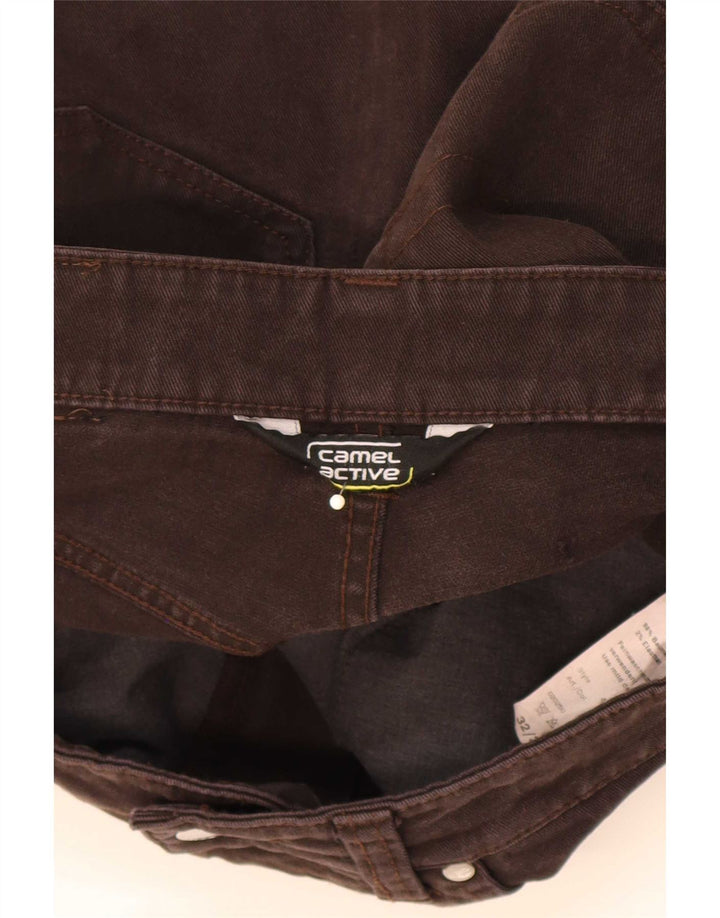 Camel Active Mens Tapered Jeans W31 L31 Brown Cotton